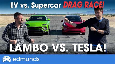 Watch Tesla Model Y Performance Race Lamborghini Urus