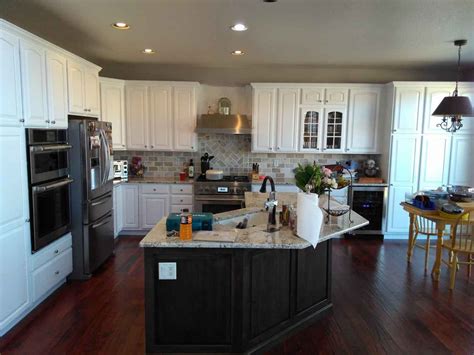 Consider refinishing kitchen cabinets for an updated look. Crown 1 Completes Kitchen Cabinet Refinishing Highlands ...