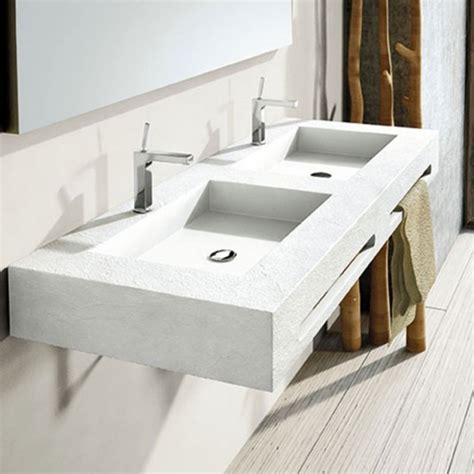 Lavabo Carga Mineral Nudespol Con Senos Hasta Cm