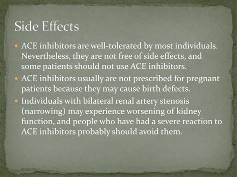 Ppt Ace Inhibitors Powerpoint Presentation Free Download Id2823293