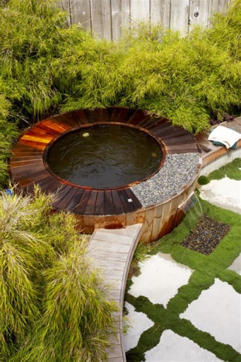 Ibc above ground plunge pool: 25 Dazzling Outdoor Spa Ideas For Your Home