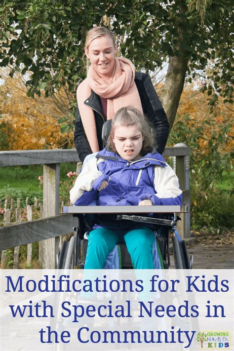 Remember, that a modified lesson in an inclusive classroom is a lesson where the objective and/or learning materials have been changed to meet the needs of a special learner.however, the overall concept or activity remains the same so that the learner can experience the curriculum alongside his or her classmates. Modifications for Kids with Special Needs in the Community