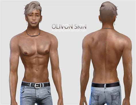 Olivon Skin Pack By HoangLap Sims 4 The Sims 4 Skin Sims 4 Men Clothing