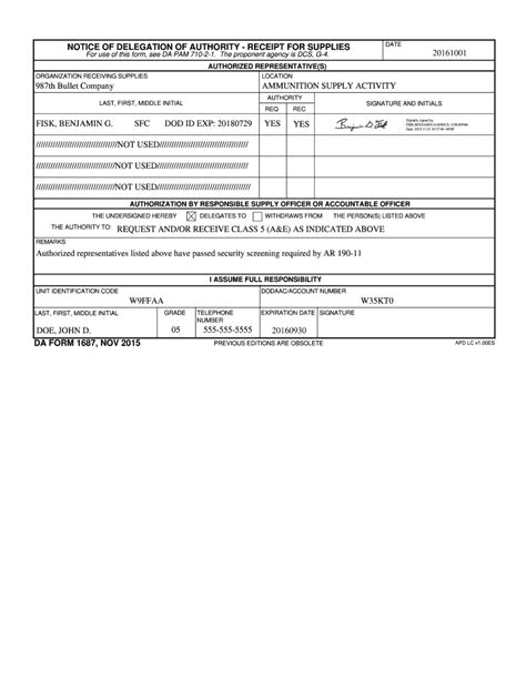 Da 1687 Form Fill Out And Sign Printable Pdf Template Airslate Signnow