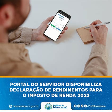Portal Do Servidor Disponibiliza Declara O De Rendimentos Para O Imposto De Renda