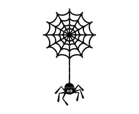 Cute Spider Svg Spider Web Svg Halloween Decor Svg. Vector - Etsy