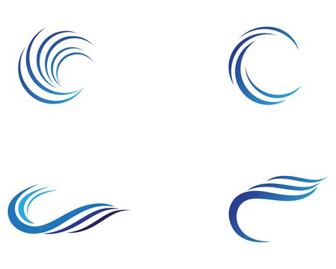 Water Wave Logo Template Vector Illustration Design 622995 Vector Art