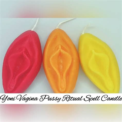 Large Vagina Pussy Ritual Spell Candle All Colors Etsy