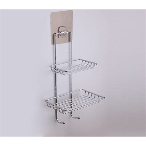 Buy top selling products like honest 10 fl. Creative Double Layer Stainless Steel Soap Stand Non-trace ...