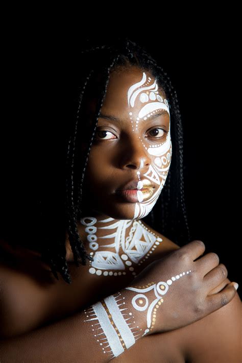 African Inspired Tribal Face Painting Photography On Behance