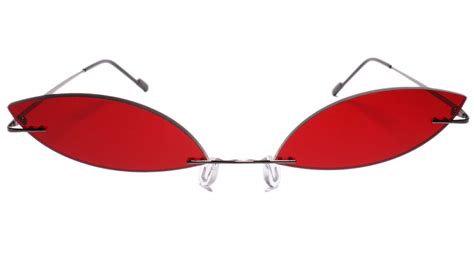 Terezi Pyrope Homestuck Inspired Anime Costume Cosplay Red Cat Eye Sunglasses Animeeyewear