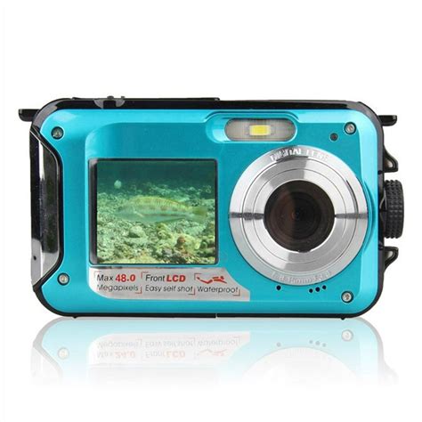 48mp Underwater Waterproof Digital Camera Dual Screen Video Camcorder