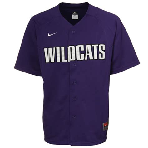 Nike Kansas State Wildcats Purple Performance Replica Baseball Jersey