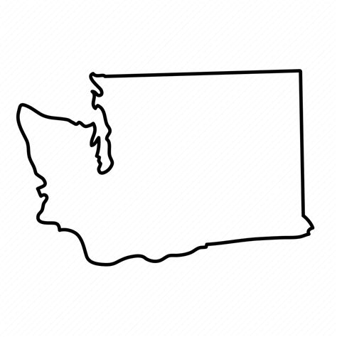 Geography Map State Usa Washington Icon Download On Iconfinder