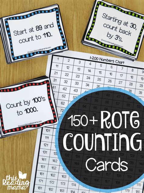 FREE Rote Counting Cards | Free Homeschool Deals