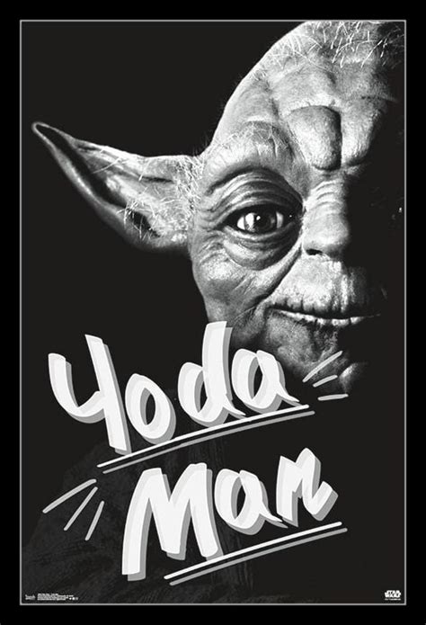 Star Wars Yoda Man Poster Print