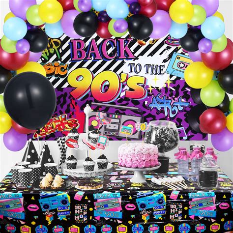 Buy 90s Theme Party Decorations Set Include Back To 90s Party