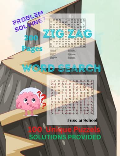 Zigzag Word Search Puzzle Book 100 Brain Teasing Puzzles Perfect For The Problem Solving