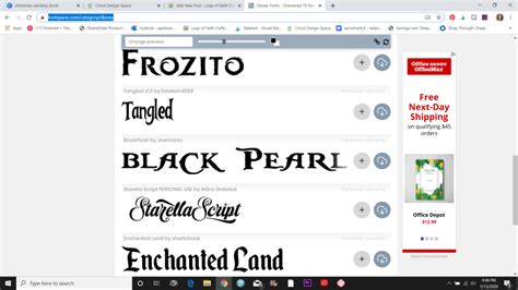 Free Disney Font For Cricut Where To Find Them Leap Of Faith Crafting