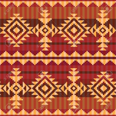 Style Patron Sans Soudure Navajo Motif Navajo Modèles De Tapisserie
