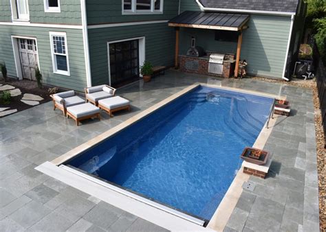 West Coast Fiberglass Pools Latham Pools Olympia 14 Model For Sonoma County California And