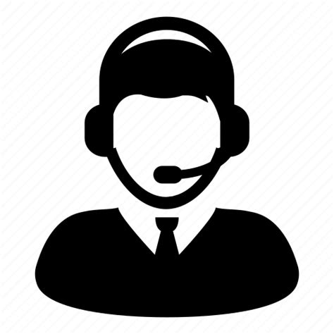 Business Call Center Customer Man Person Service Support Icon