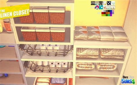 The Linen Closet By Kiara Rawks At Onyx Sims Sims 4 Updates