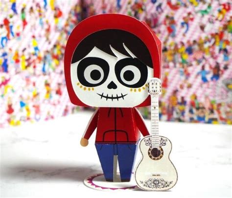 Papermau Coco Miguel The Aspiring Musician Paper Toy By Poppaper1