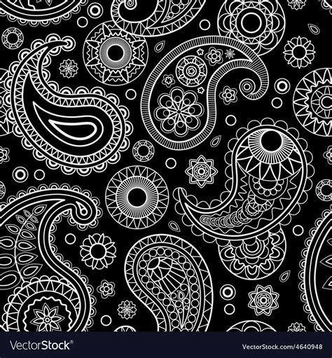 seamless paisley pattern royalty free vector image