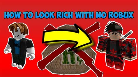 How To Look Cool And Rich On Roblox Youtube