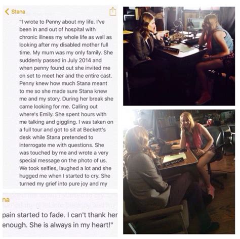 I Love This Fans Story Fan Stories Stana Katic Life