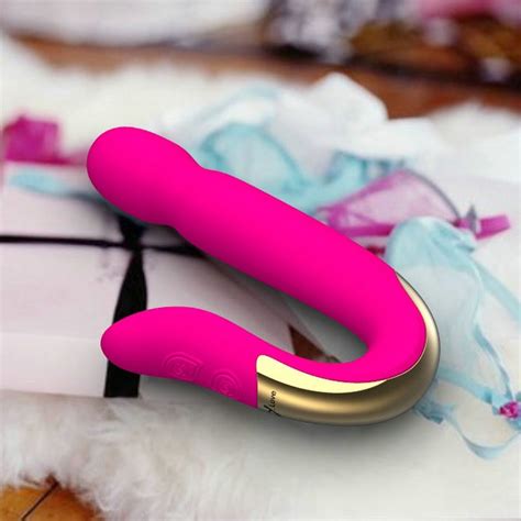 USB Charge U Shape G Spot Vibrator AV Wand Massager Super Strong Two