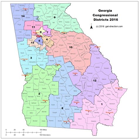 Georgia District Map