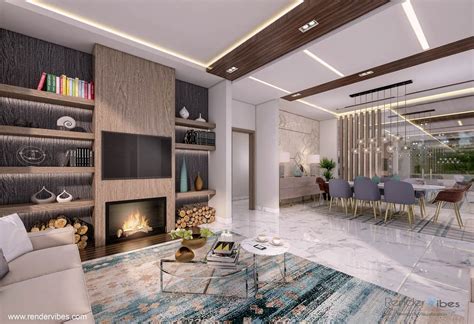 Modern Apartment 3d Renderings Render Vibes Visualization