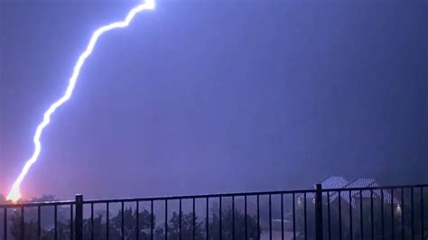 Slow Motion Lightning Strike By Wayne Harris Youtube