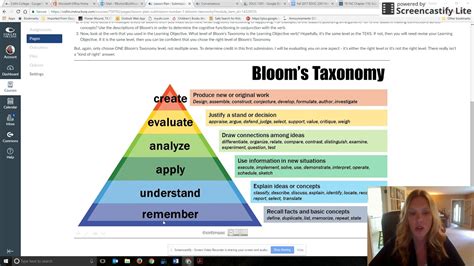 Bloom S Taxonomy And Lesson Plans Youtube