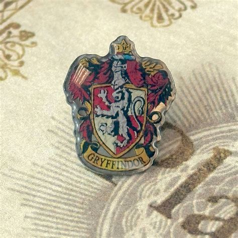 Gryffindor House Crest Harry Potter Lapel Pin Collectors Outpost
