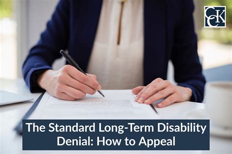 The Standard Long Term Disability Denial How To Appeal Cck Law