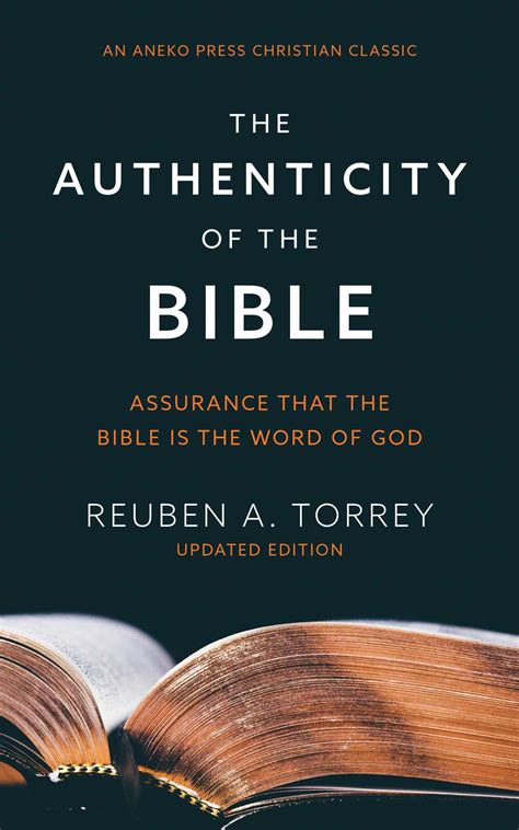 The Authenticity Of The Bible Ebook Aneko Press