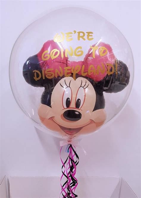 Minnie Mouse Balloon Disney Balloon Surprise Disney Surprise Disney
