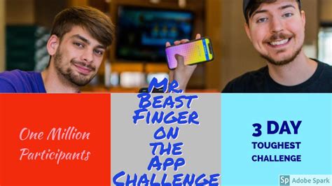 மூன்று நாட்களாக நடந்த Mrbeast இன் Finger On App Challenge L Weird
