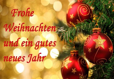 Поздравления с Новым Годом и Рождеством на немецком языке