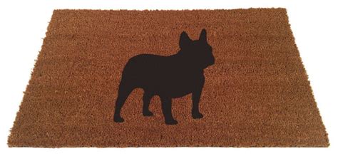 French Bulldog Doormat Contemporary Doormats By Uncommondoormats