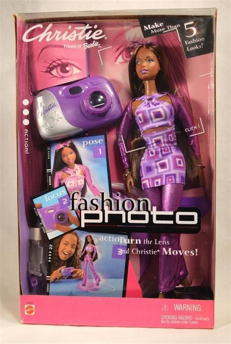 2001 Christie Fashion Photo Doll Friend Of Barbie Nrfb Fashion Photo