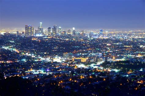 Los Angeles Night View By Esee On Deviantart