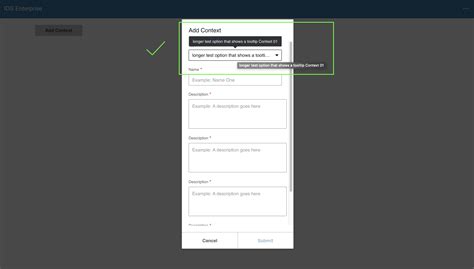 dropdown the tooltip for long option names gets cut in modal · issue 3185 · infor design