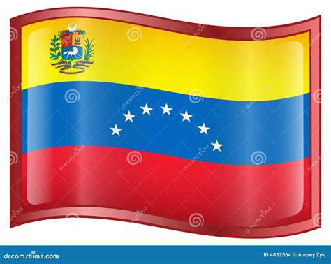 Venezuela Flag Icon Stock Vector Illustration Of Queen 4832564