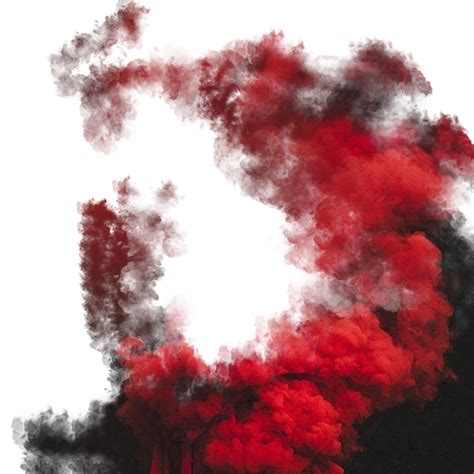 Red Color Smoke Overlay Old Paper Background Black Background