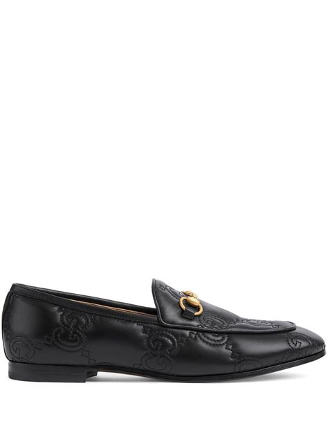 Gucci Gg Jordaan Loafers In Black Modesens