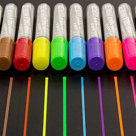Chalk Markers Fluorescent Chalkboard Pens 10 Pack Petagadget